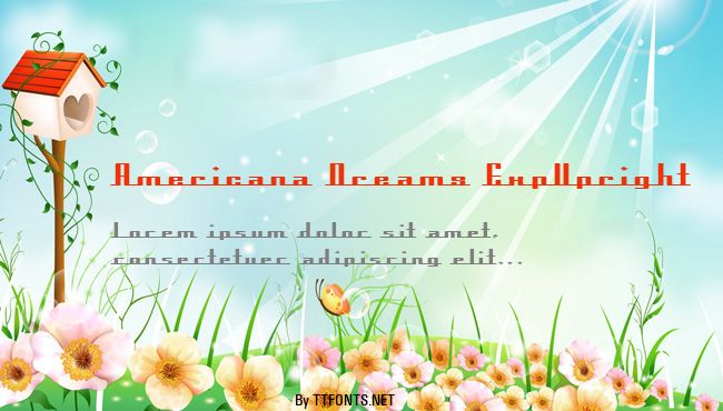 Americana Dreams ExpUpright example